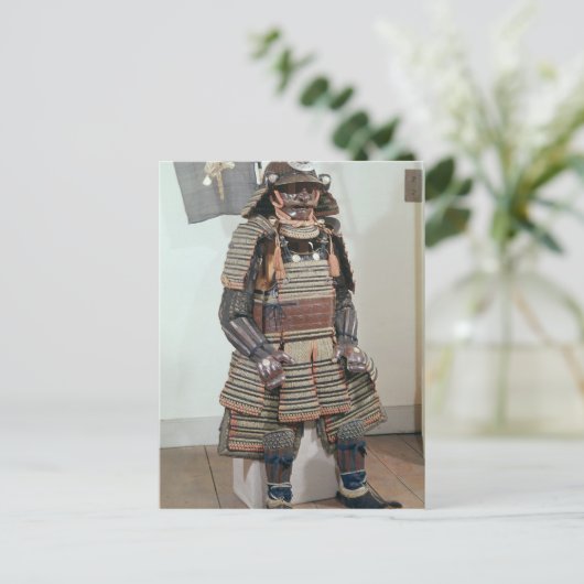 Samurai Warriors Rüstung Postkarte (Stehend Vorderseite)