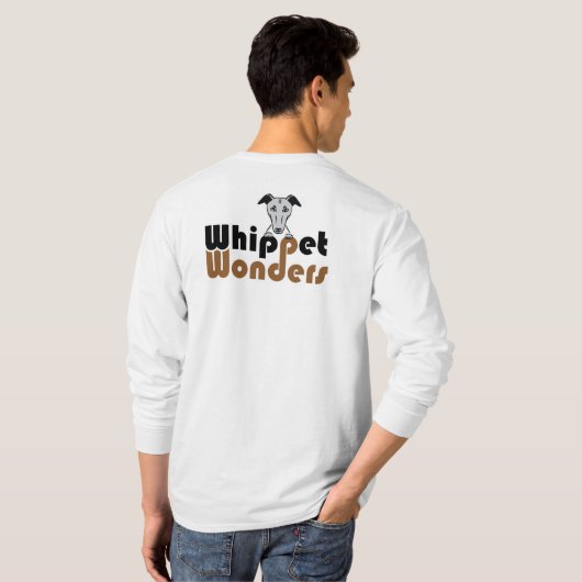 Samurai Whippet T-Shirt (Schwarz voll)