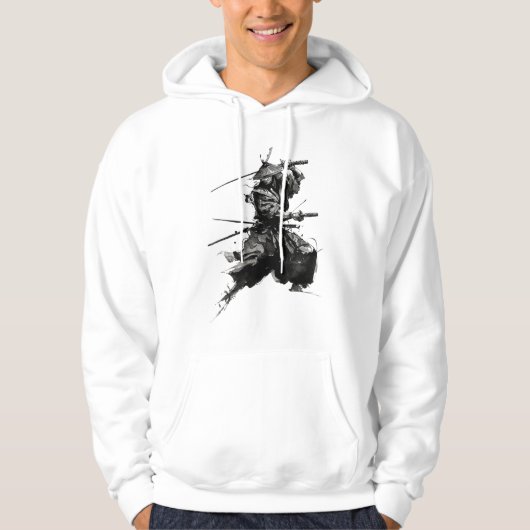 Samurai with Sword Hoodie (Vorderseite)