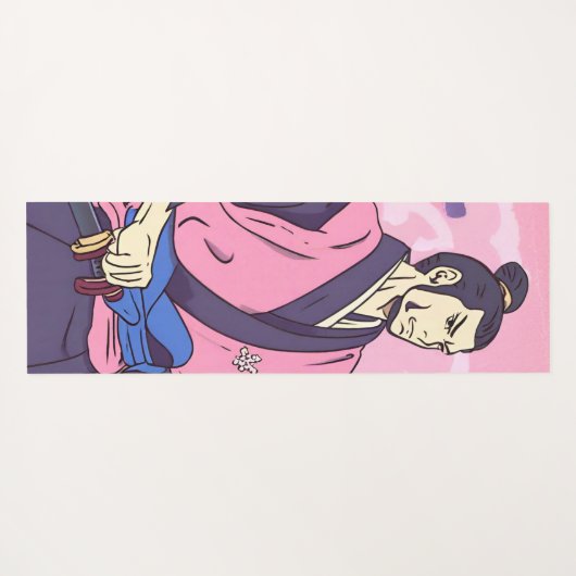 Samurai Yogamatte (Rückseite (Horizontal))