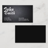 Samurai-Zen-Schwarz-Berater-Visitenkarte Visitenkarte (Vorne/Hinten)