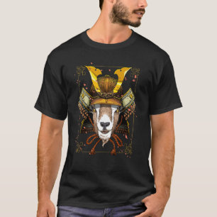 Samurai Ziege Bauer Japanischer Krieger Bushido Ja T-Shirt