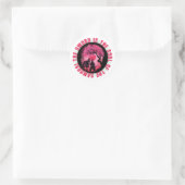 Samurai - Zitat von Kriegern Runder Aufkleber (Tasche)