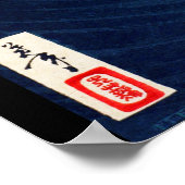 Samurai zu beruhigen, das raue Meer, Yoshitoshi Poster (Ecke)