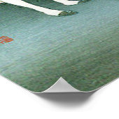 Samurai zu Pferden Hasegawa Sadanobu III 1950er Poster (Ecke)