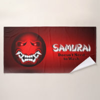 Samuraimoji-Badetuch