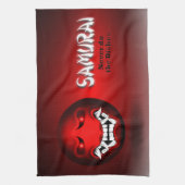 Samuraimoji-Kochwäsche Geschirrtuch (Vertikal)