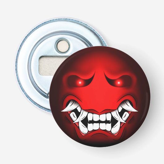 Samuraimoji-Köder Flaschenöffner (Vorderseite)