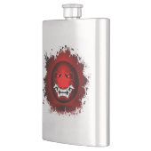 Samuraimoji-Lagerschild Flachmann (Links)