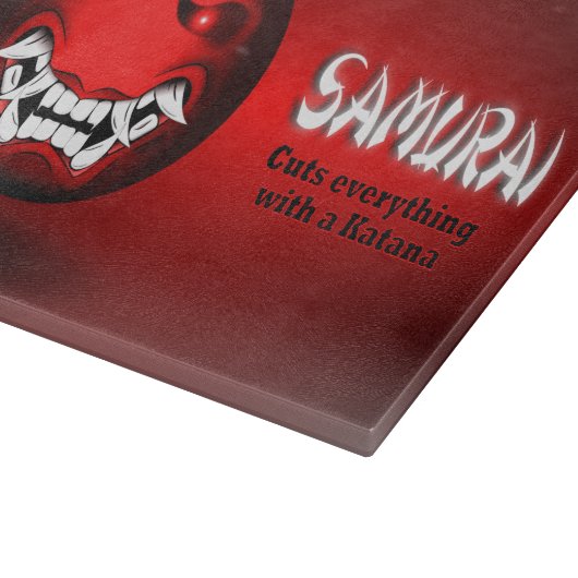 Samuraimoji-Schneidebrett Schneidebrett (Ecke)