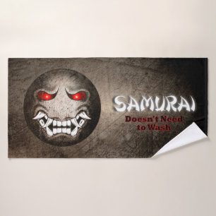 Samuraimoji Vintage Badehandtuch