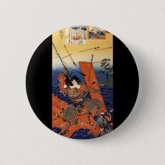 Samurais am Krieg, circa 1800's Button