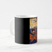 Samurais am Krieg, circa 1800's Kaffeetasse (Vorderseite Links)