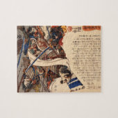 Samurais am Krieg circa 1800s Puzzle (Horizontal)