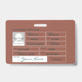 Samurais Ausweis (Rückseite)