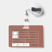 Samurais Ausweis (Rückseite mit Ausziehbar)