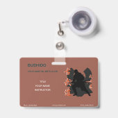 Samurais Ausweis (Vorderseite mit Ausziehbar)