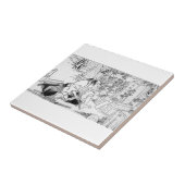 Samurais, die Hara-Kiri festlegen Fliese (Seite)