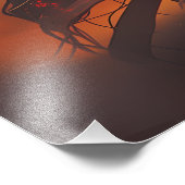 Samurai's Eclipse - Kristallkunst drucken Fotodruck (Ecke)