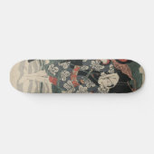 Samurais im Schnee in Japan circa 1825 Skateboard (Horizontal)