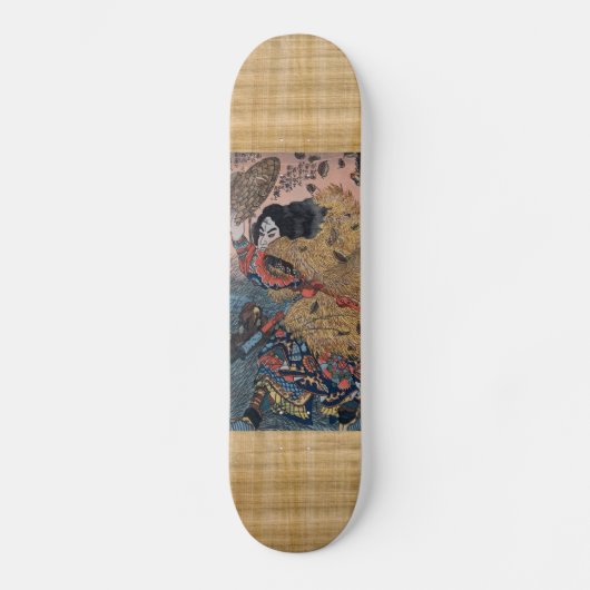 Samurais in der Tarnung Skateboard (Vorderseite)