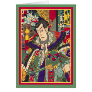 Samurais - Japaner Woodblock Druck