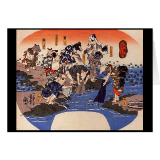 Samurais japanisches malendes C. 1800's
