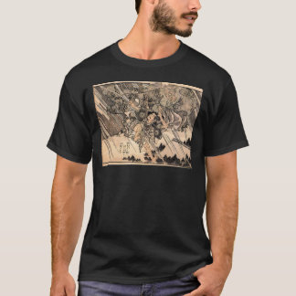 Samurais japanisches malendes C. 1800's T-Shirt