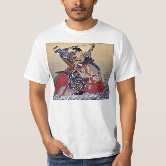 Samurais mit Bogen T-Shirt (Vorderseite)