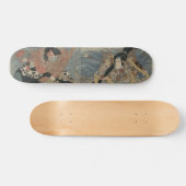 Samurais mit großer Klinge und Anker circa 1815 Skateboard (Horizontal)
