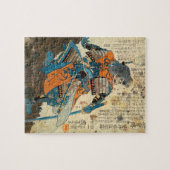 Samurais Orenji Puzzlespiel Puzzle (Horizontal)