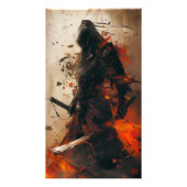 Samurais Stille Zorn - geheimnisvolles Kriegerpost Fotodruck (Vorne)