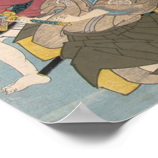 SAMURAIS UND NINJA POSTER (Ecke)