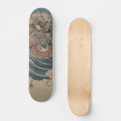 Samurais zu Pferd circa 1830 Skateboard (Vorderseite)