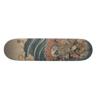 Samurais zu Pferd circa 1830 Skateboard
