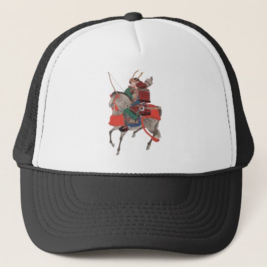 Samurais zu Pferd Truckerkappe (Vorderseite)