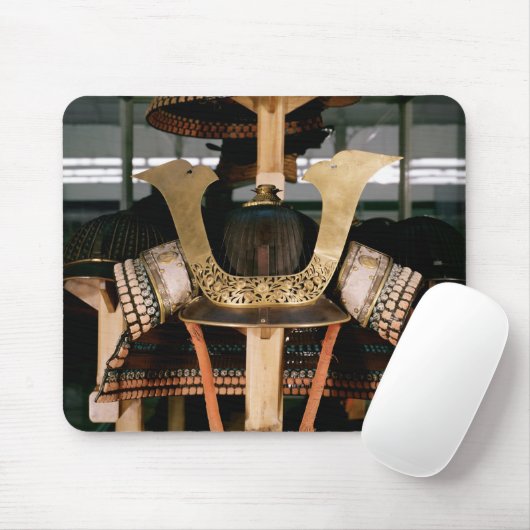 Samuraisturzhelm, Mitte des 14. Jahrhunderts Mousepad (Mit Mouse)