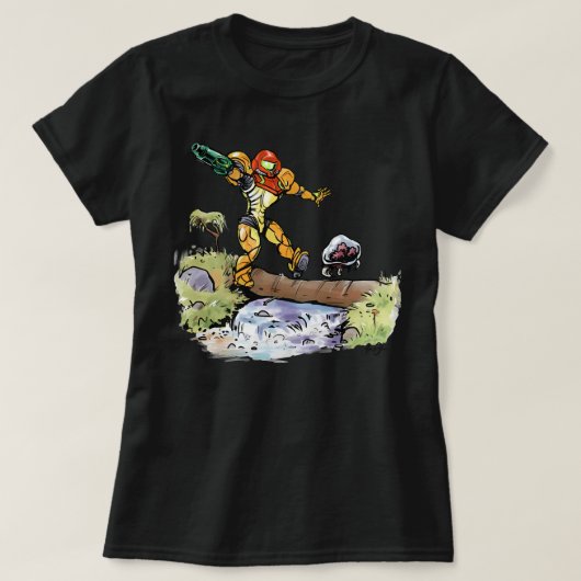 Samus and Metroid Classic T Shirt (Design vorne)