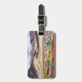 Samye Kloster Luftbild - Tibet, Asien Gepäckanhänger (Vorderseite vertikal)