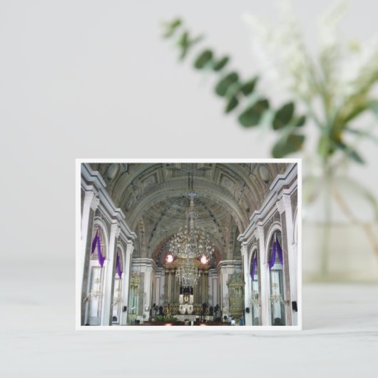 san agustin Interior Postkarte (Stehend Vorderseite)