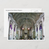 san agustin Interior Postkarte (Vorne/Hinten)