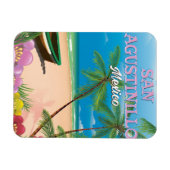 San Agustinillo Mexico Beach Poster Magnet (Horizontal)