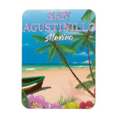 San Agustinillo Mexico Beach Poster Magnet (Vertikal)