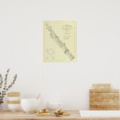 San Andreas Rift bei Fort Ross Poster (Küche)
