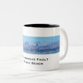 San- Andreasstörungs-Tasse 2 Zweifarbige Tasse (VorderseiteRechts)