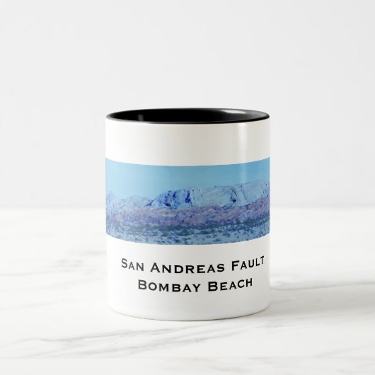 San- Andreasstörungs-Tasse 2 Zweifarbige Tasse (Mittel)