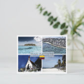 San Andres - Colombia - Mosaic - Postkarte (Stehend Vorderseite)