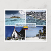 San Andres - Colombia - Mosaic - Postkarte (Vorderseite)