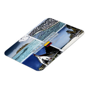 San Andres - Kolumbien - Mosaik - Magnet
