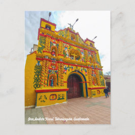 San Andrés Xecul, Totonicapán, Guatemala Postkarte